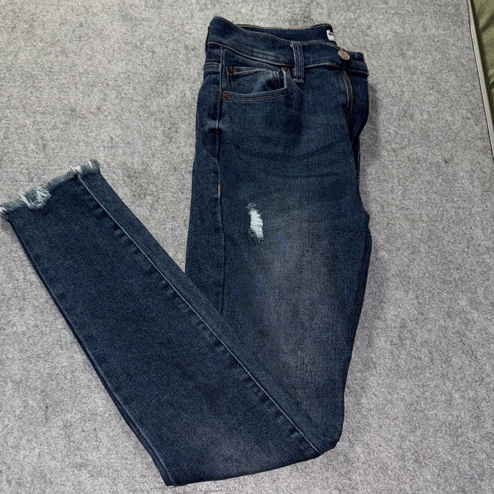 Garage Dark Blue Skinny Jeans